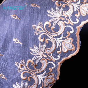 Hans Wholesaler Custom Stylish Embroidery Lace Fabric