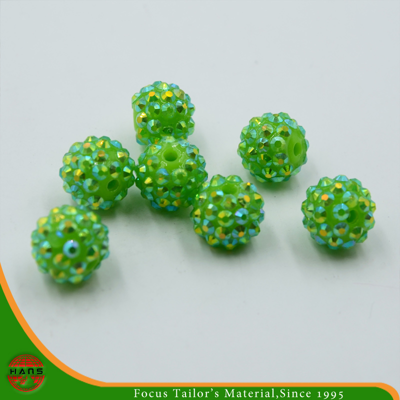 Single Hole Rhinestone Ball Beads (HANS-1607)