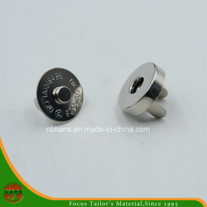 14mm Silver Round Magnet Button for Handbag (HAWM1650I0009)