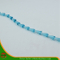 8*16mm Blue Crystal Bead, Button Pearl Glass Beads Accessories (HAG-06#)
