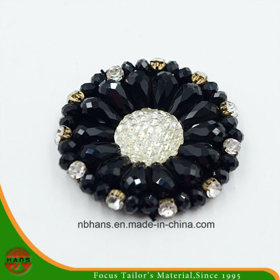 Fashion Acrylic Black Flower (YD-018)