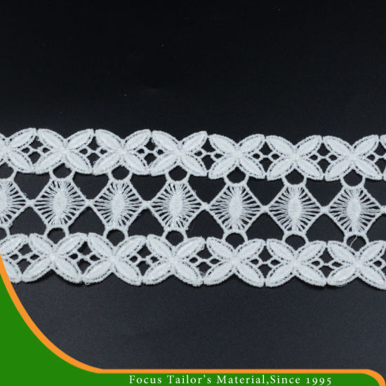 100% Cotton High Quality Embroidery Lace (HC-1728)