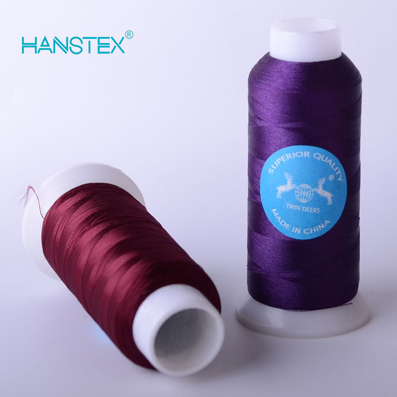 Hans China Manufacturer Wholesale Colorful Embroidery Thread