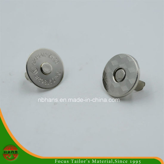 18mm Silver Round Magnet Button for Handbag (HAWM1650I0010)