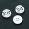 4holes New Design Polyester Button (S-044)