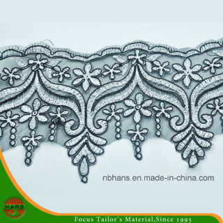 2016 New Design Embroidery Lace on Organza (HD-033)