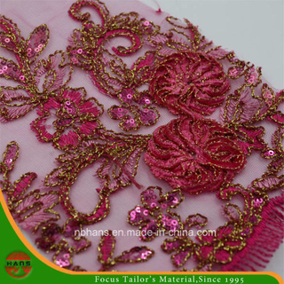 Embroidery Polyester Mesh Fabric for Garment (HAEF160014)