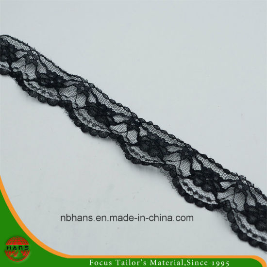 3.5cm Black No Stretch Tricot Lace (HALTN16350001)