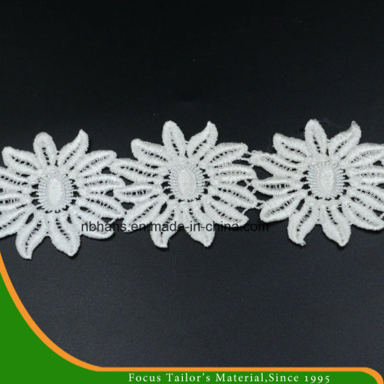 100% Cotton High Quality Embroidery Lace (HC-1709)