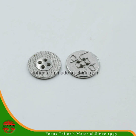 Fashion Silver Metal Button