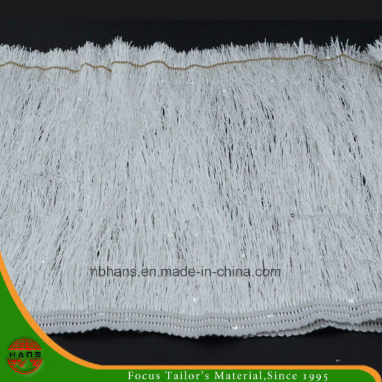 18cm White Color Tassel Fringe Lace (HACF151800001)