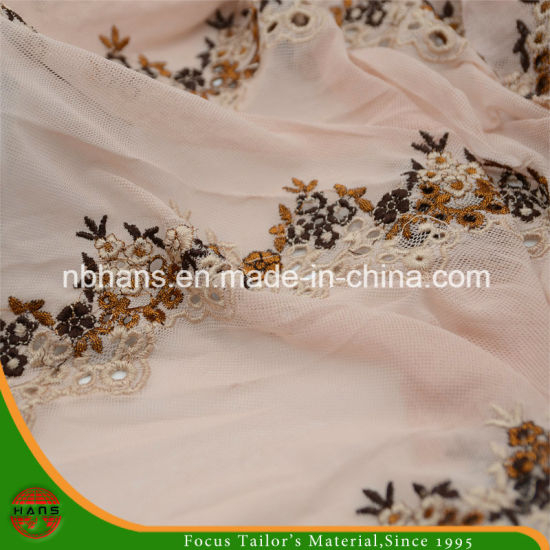 Tulle Lace Embroidery for Lady′s Garment