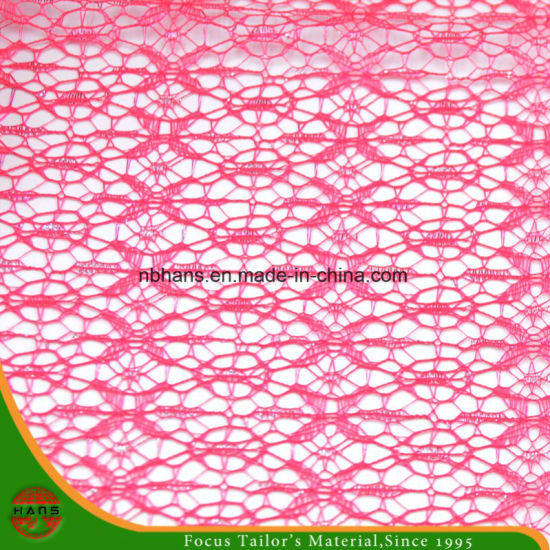 High Quality Embroidery Polyester Fabric (HSHY-1704)