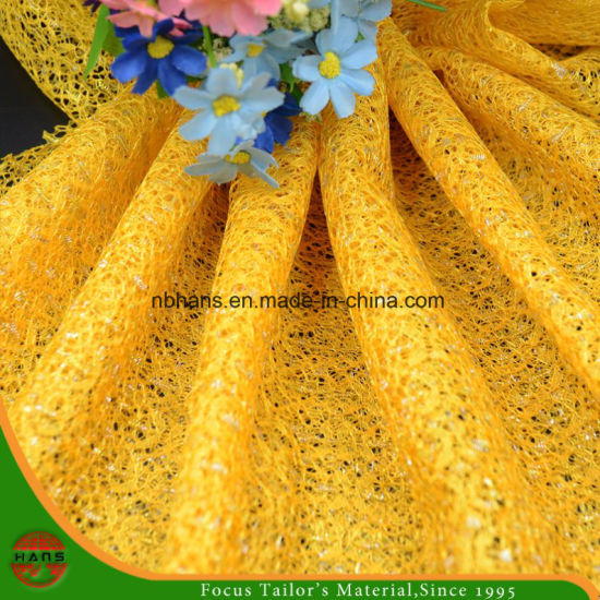 High Quality Embroidery Polyester Fabric (HSHY-1703)