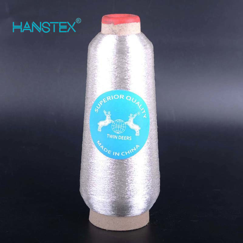 Hans Directly Sell Good Color Fastness Silver Yarn