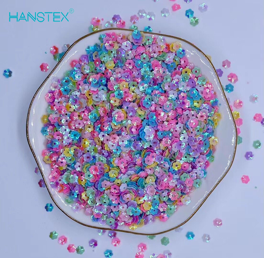 Hanstex Embroidery Loose Sequins Pet/PVC Christmas Decoration Crafts Spangles Flakes Party Decoration Confetti Paillette Sewing