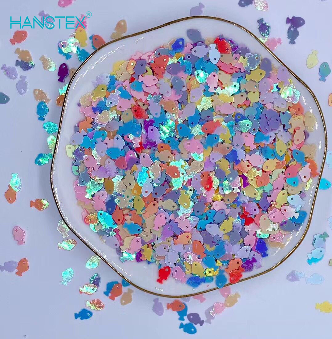 Hanstex Embroidery Loose Sequins Pet/PVC Christmas Decoration Crafts Spangles Flakes Party Decoration Confetti Paillette Sewing