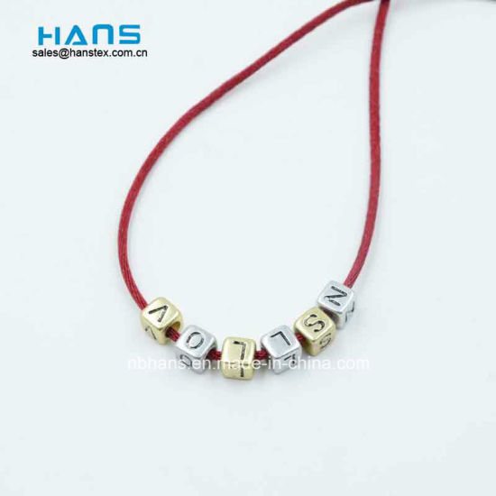 Square Letter Beads