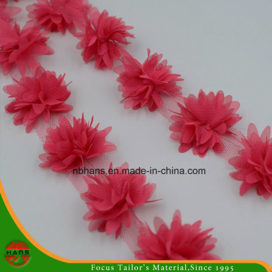 Red Colors Satin Flowers for Decoration (HSXC-1704)