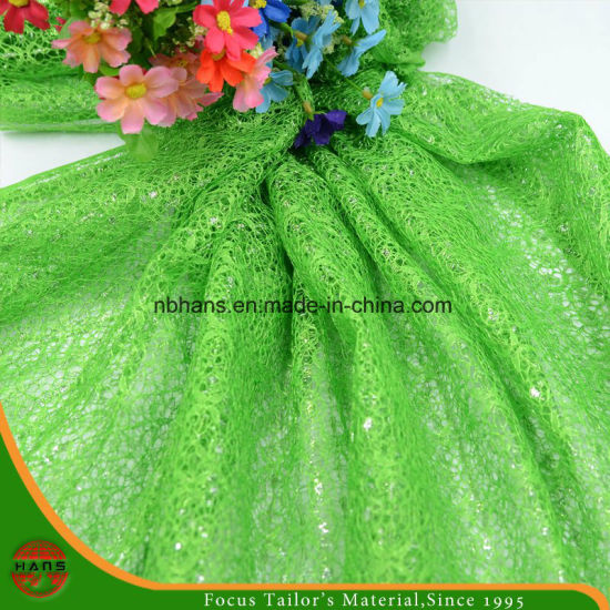 High Quality Embroidery Polyester Fabric (HSHY-1703)