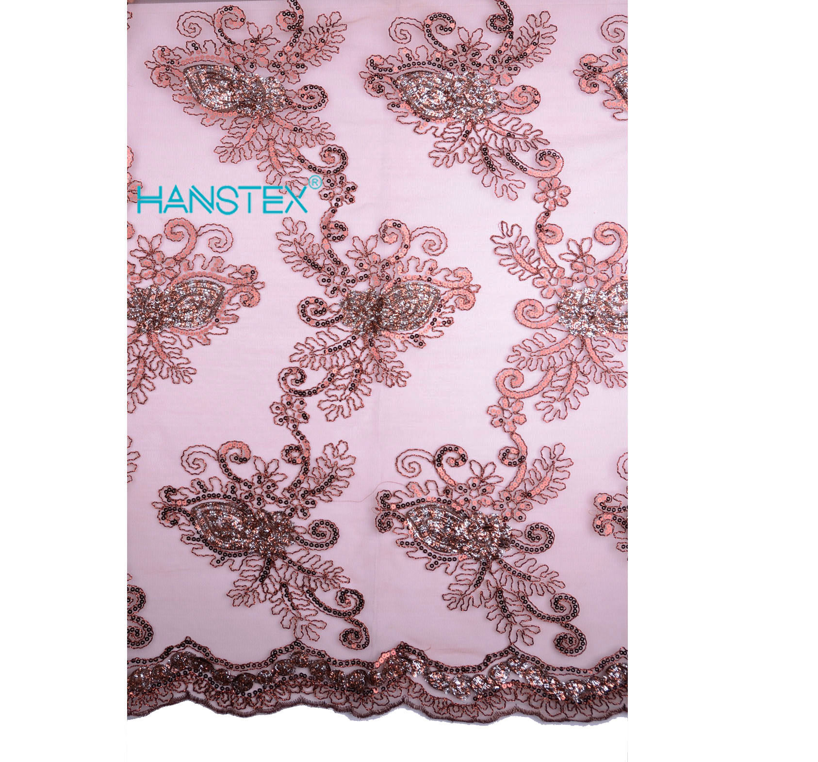 Hans Wholesaler Custom Fashion Elegant Lace Fabric