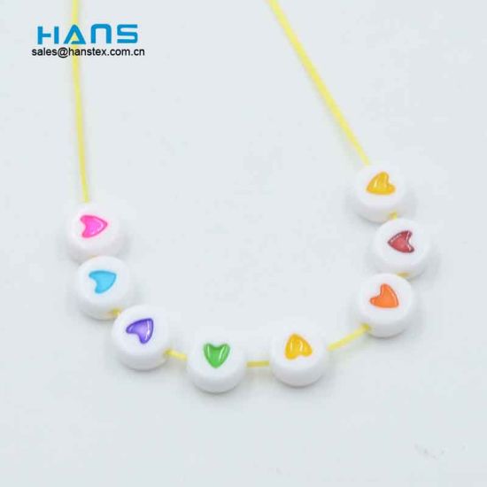 Round Love Letter Beads