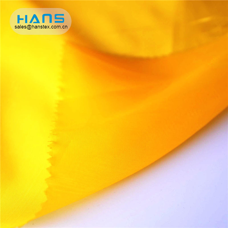 Hans Wholesaler China Knitted Glossy Taffeta Plain Dyed Fabric