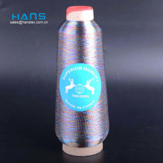 Hans China Manufacturer Wholesale Premium Quality Ms Metallic Yarn
