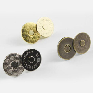 Hans Manufacturers Wholesale Plating Bag Magnetic Button