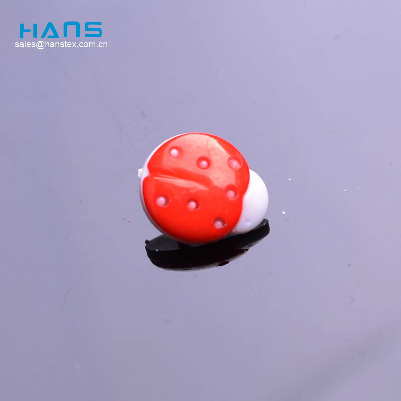 Hans Cheap Wholesale Custom Colored Plastic Animal Shape Buttons