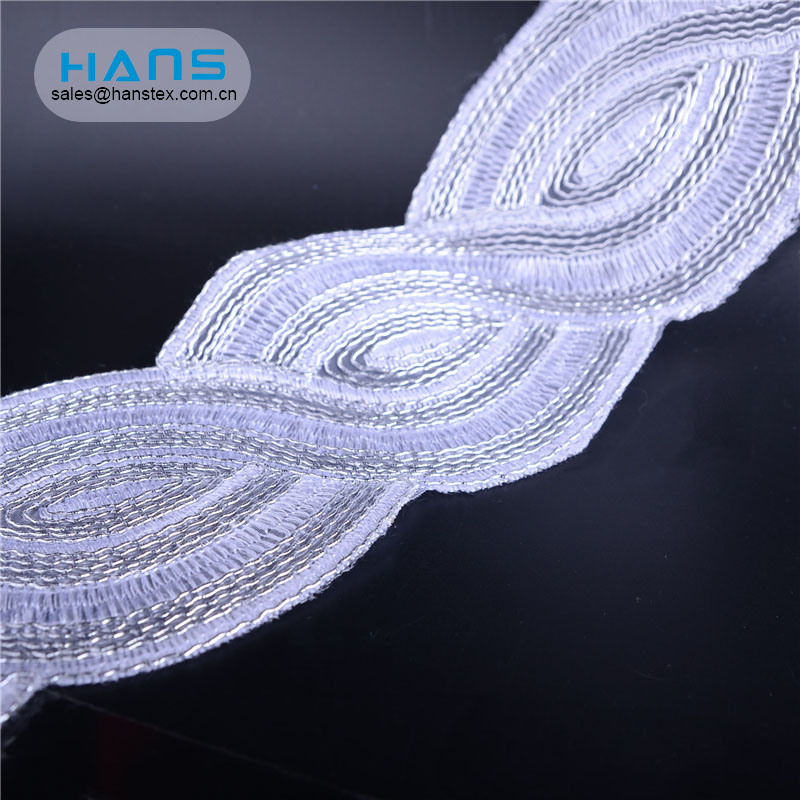 Hans Factory Manufacturer Colorful Lace Embroidery