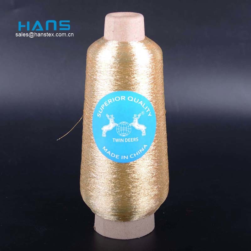 Hans Gold Supplier Premium Quality Metallic Thread for Embroidery