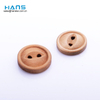Hans Fast Delivery Sewing Engraved Custom Logo Wood Button
