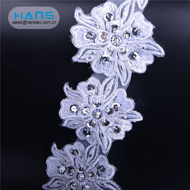 Hans ODM / OEM Design Professional Design Stone Lace