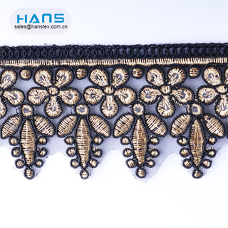 Hans Example of Standardized OEM Soft Cutwork Lace Embroidery Designs