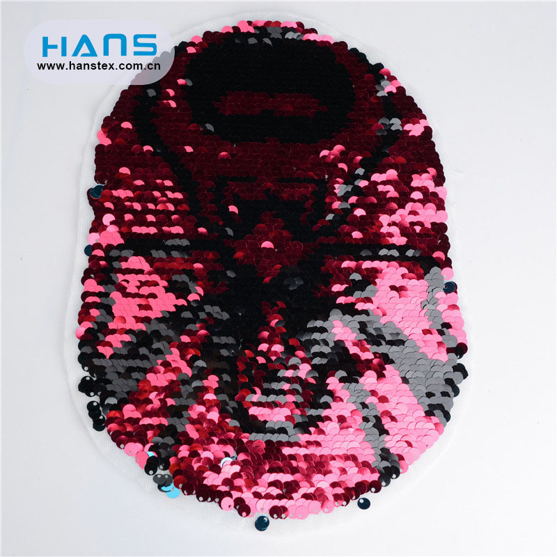 Hans High Quality Shining Big Sequin Patch