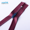 Hans Promotion Cheap Price Colorful Zipper for Bags