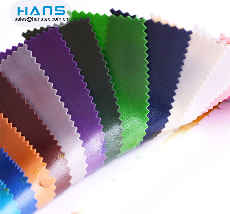 Hans Factory Directly Sell Color PVC Coated Polyester Fabric