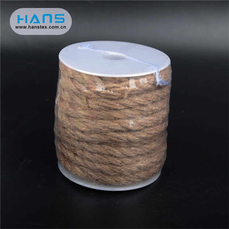 Hans Promotion Cheap Price Fashion Colored Jute Rope