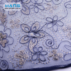 Hans Factory Price Yards Beaded Sequined Lace Fabric