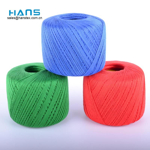 Hans Cheap Price Colorful Crochet Cotton Thread