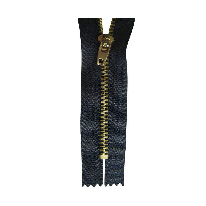 Custom New Colorful No 5 3 Clothing Fashion Lock Jeans Copper Brass Metal Zipper Design
