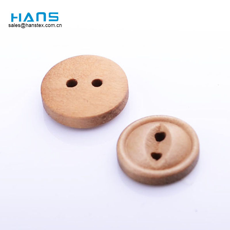 Hans Fashion Sewing 2 Holes Wood Buttons