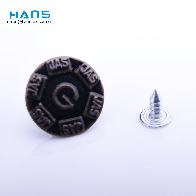 Hans Excellent Quality Washable Jean Jacket Metal Buttons