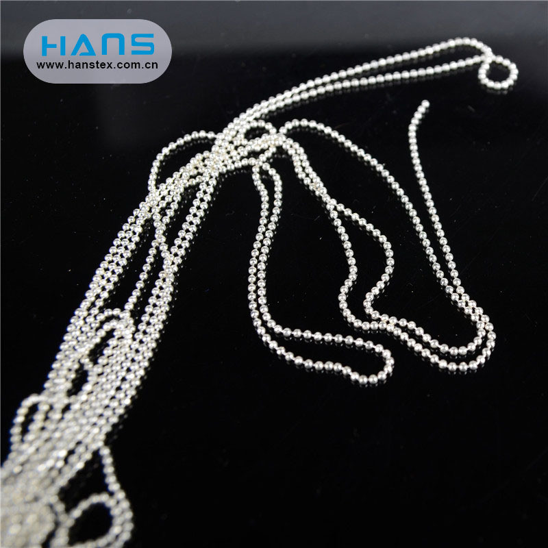 Hans Accept Custom Simple Bead Chain