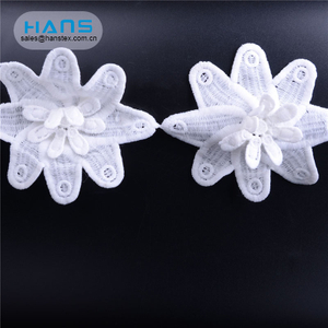 Hans Customized Service Eco-Friendly Cotton Lace Fabrics