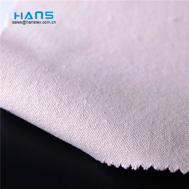 Hans Newest Arrival Plain Recycled Polyester Canvas Fabric
