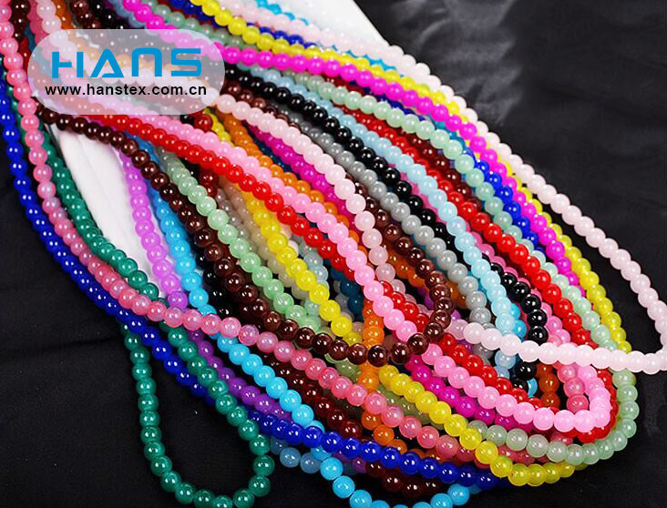 Hans Hot Sale Bright Glass Crystal Bead Chain