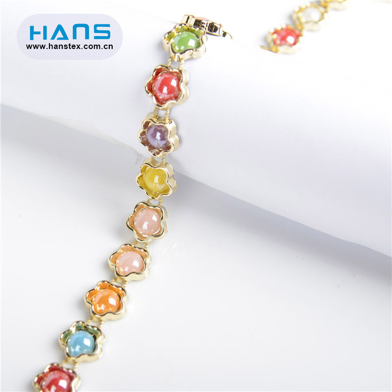 Hans New Well Designed Fashionable Crystal Rhinestone Chain Trim