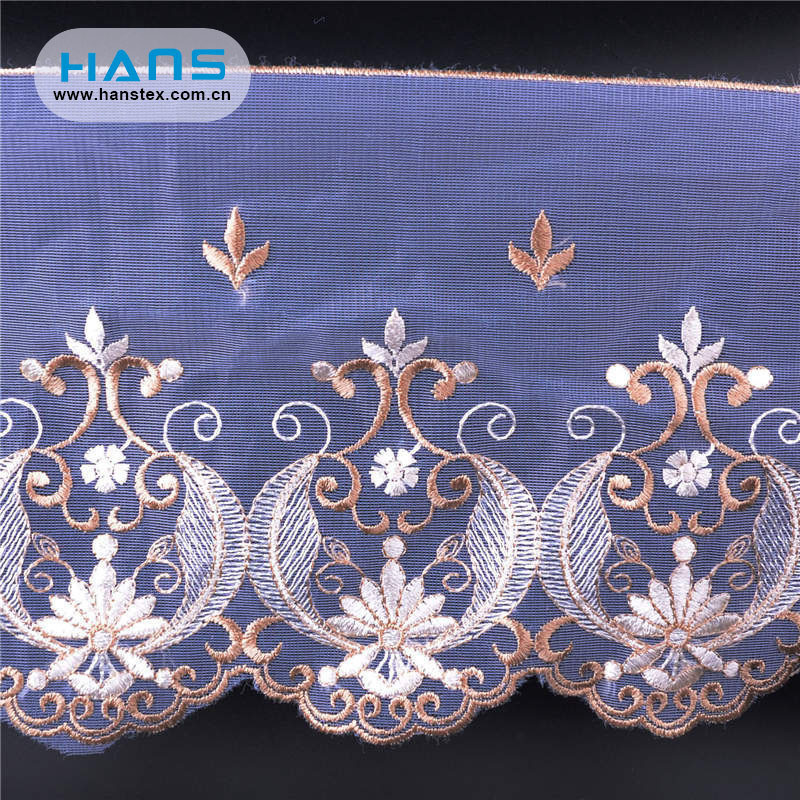 Hans Free Design Professional Design Tulle Lace Fabric